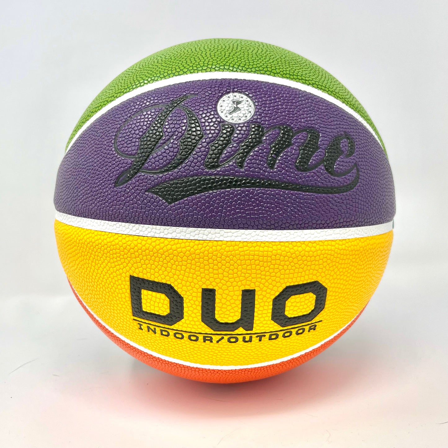 Dime DUO Outdoor Basketball (Multi Colored)